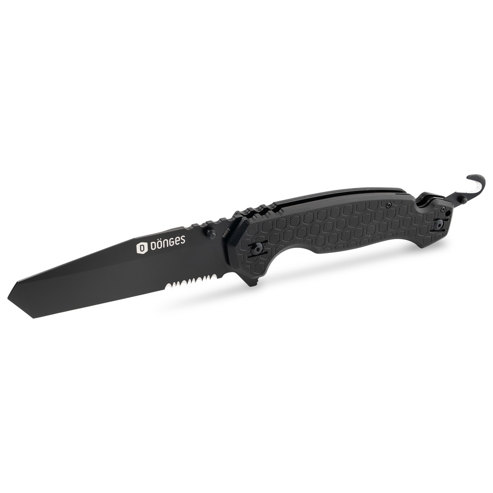 Dönges Rettungsmesser Professional, Tactical, Farbe Schwarz