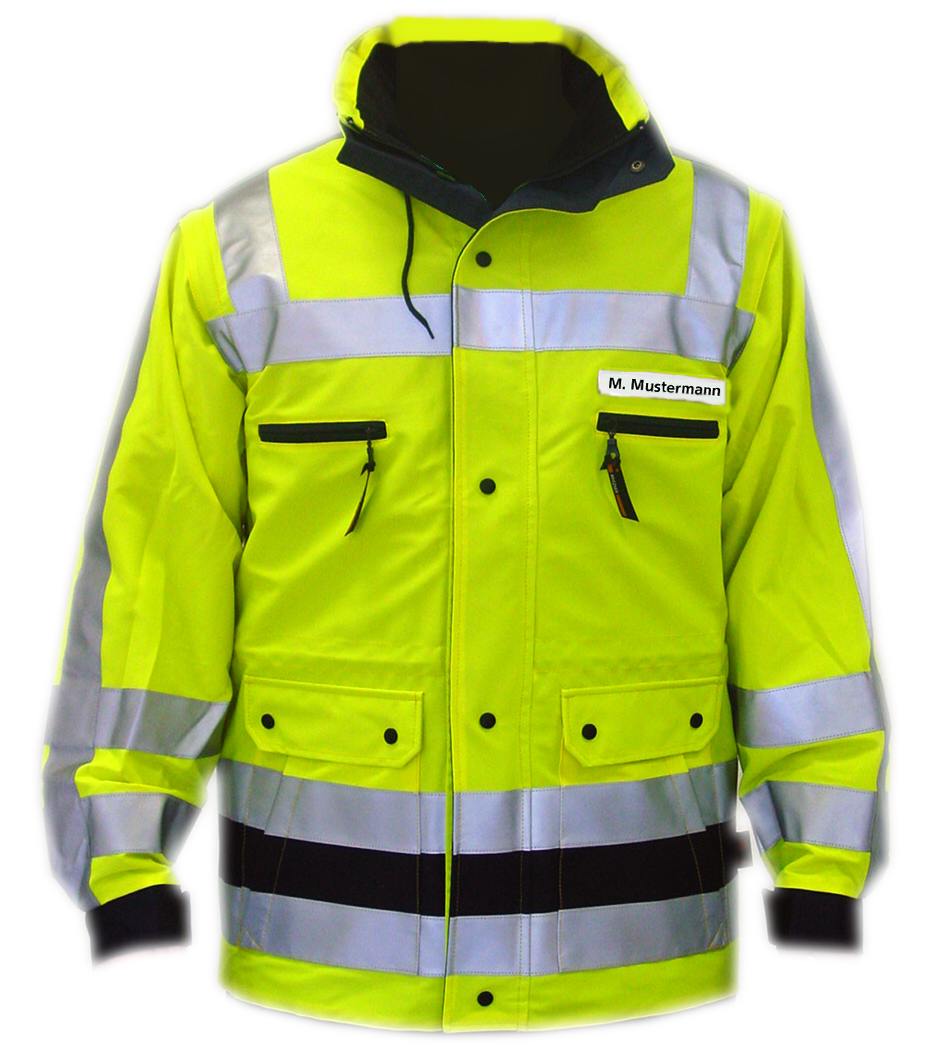 PFITZNER HALOGEN Jacke leuchtgelb DIN EN ISO 20471 Klasse 3