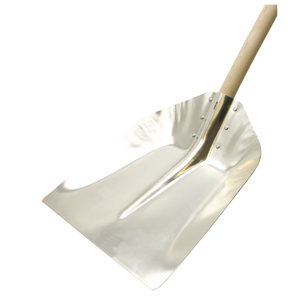 DÖNGES Randschaufel aus Leichtmetall, Blattgröße 380 x 380 mm