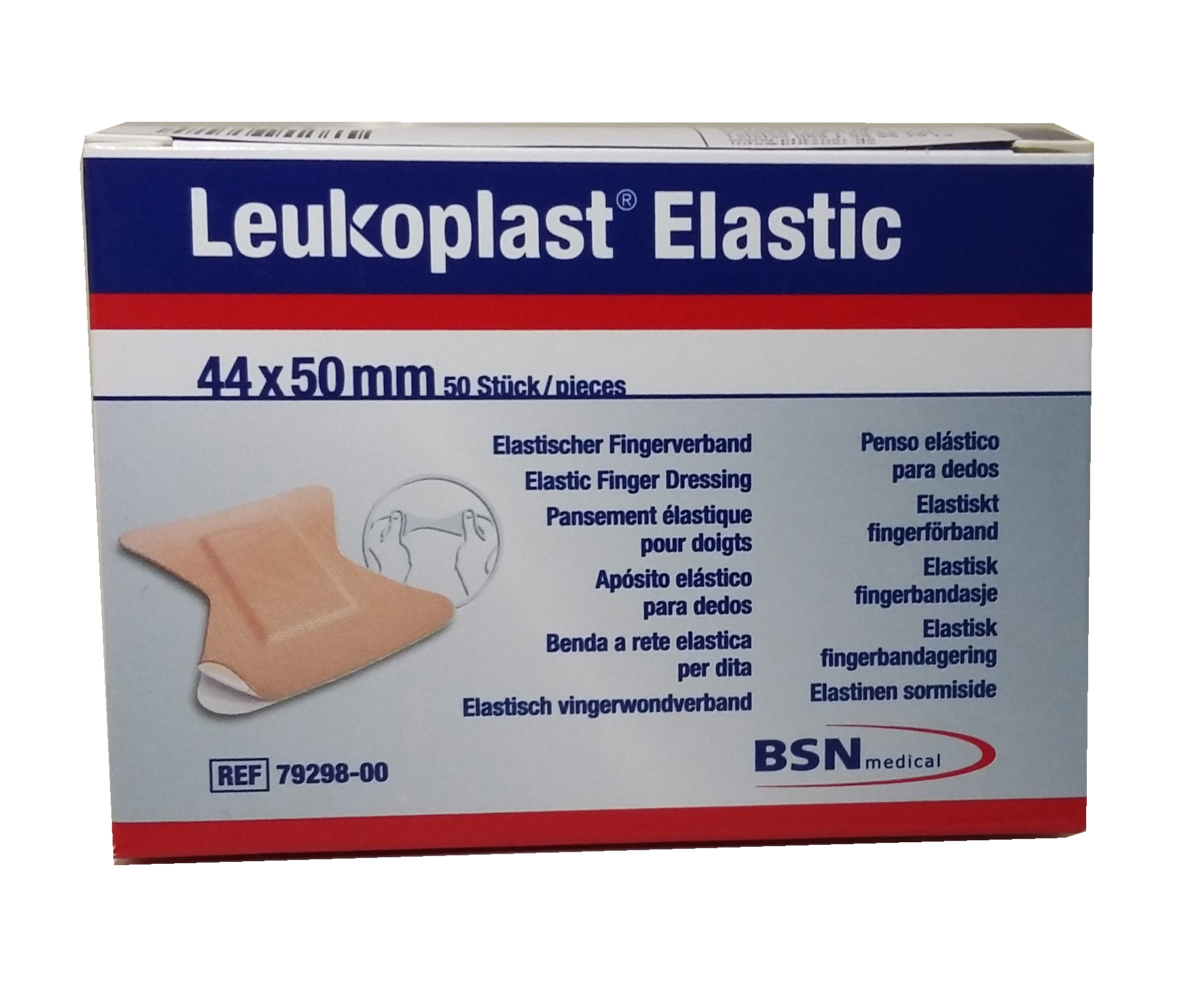 Leukoplast Elastic Fingerkuppenpflaster 44x50mm 50 Stück