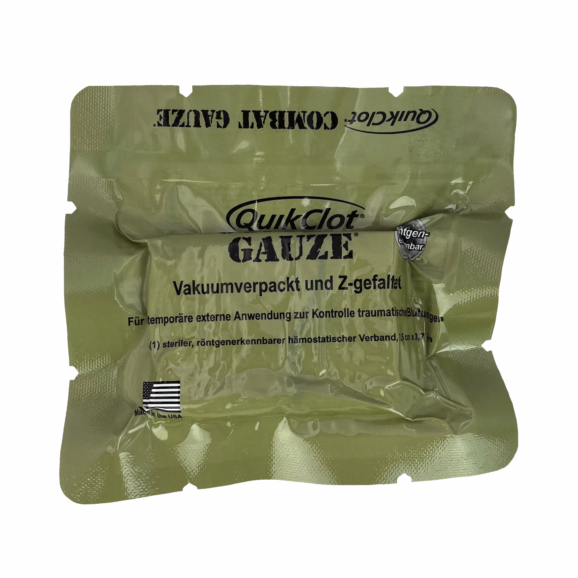 QuikClot® Z-gefaltet Gauze (Combat Gauze™)