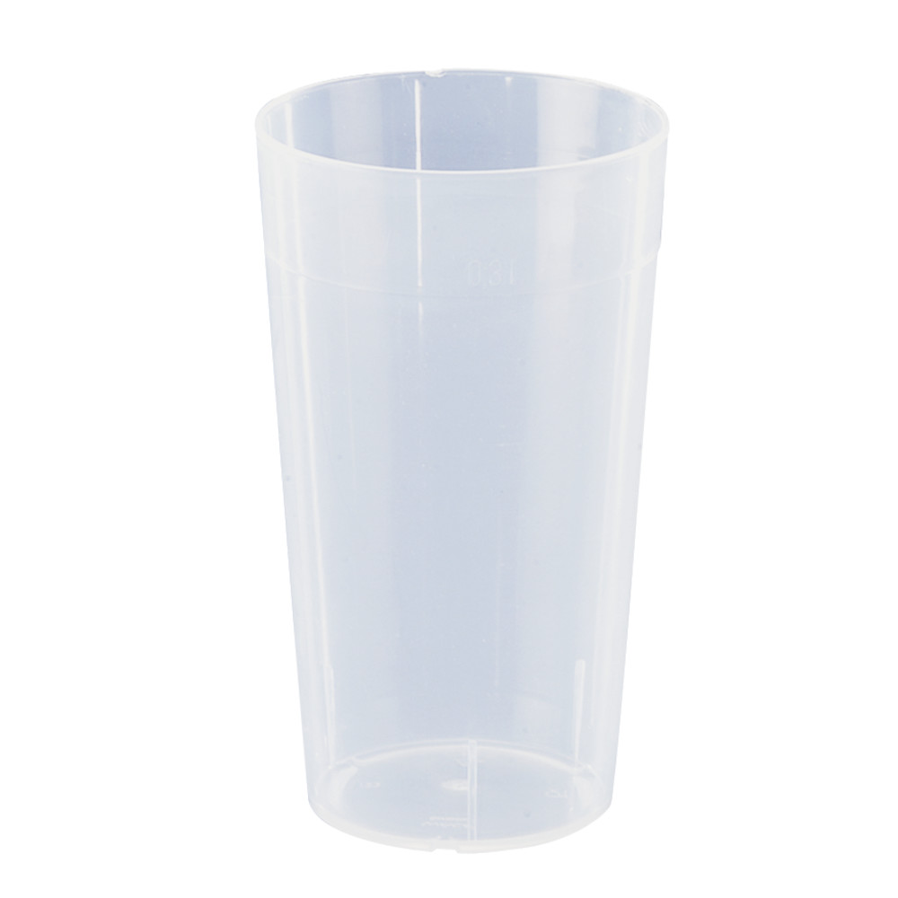 DÖNGES Becher, Trinkbecher, 300 ml, PP/transparent