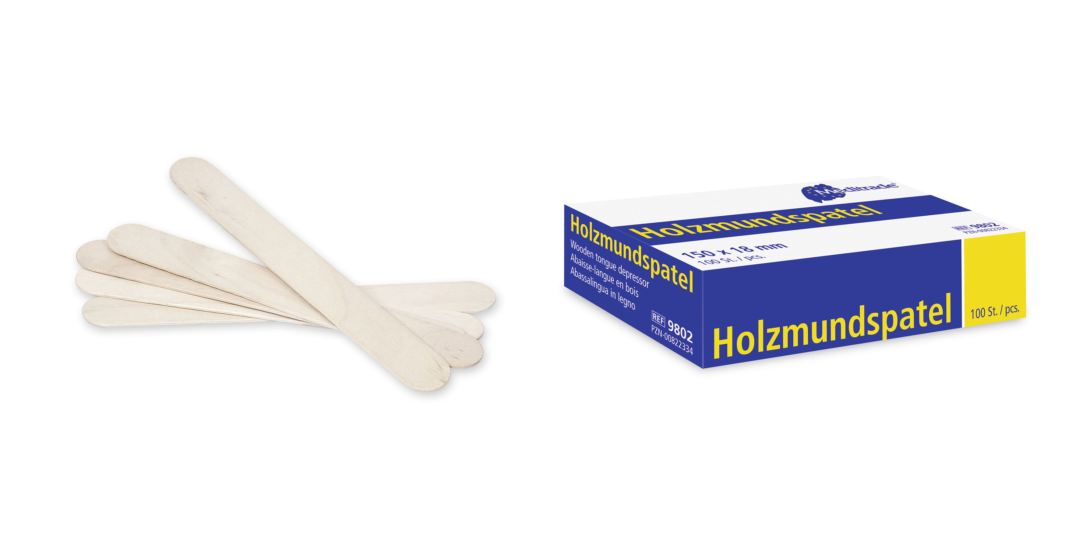 Mund-/Salbenspatel Holz