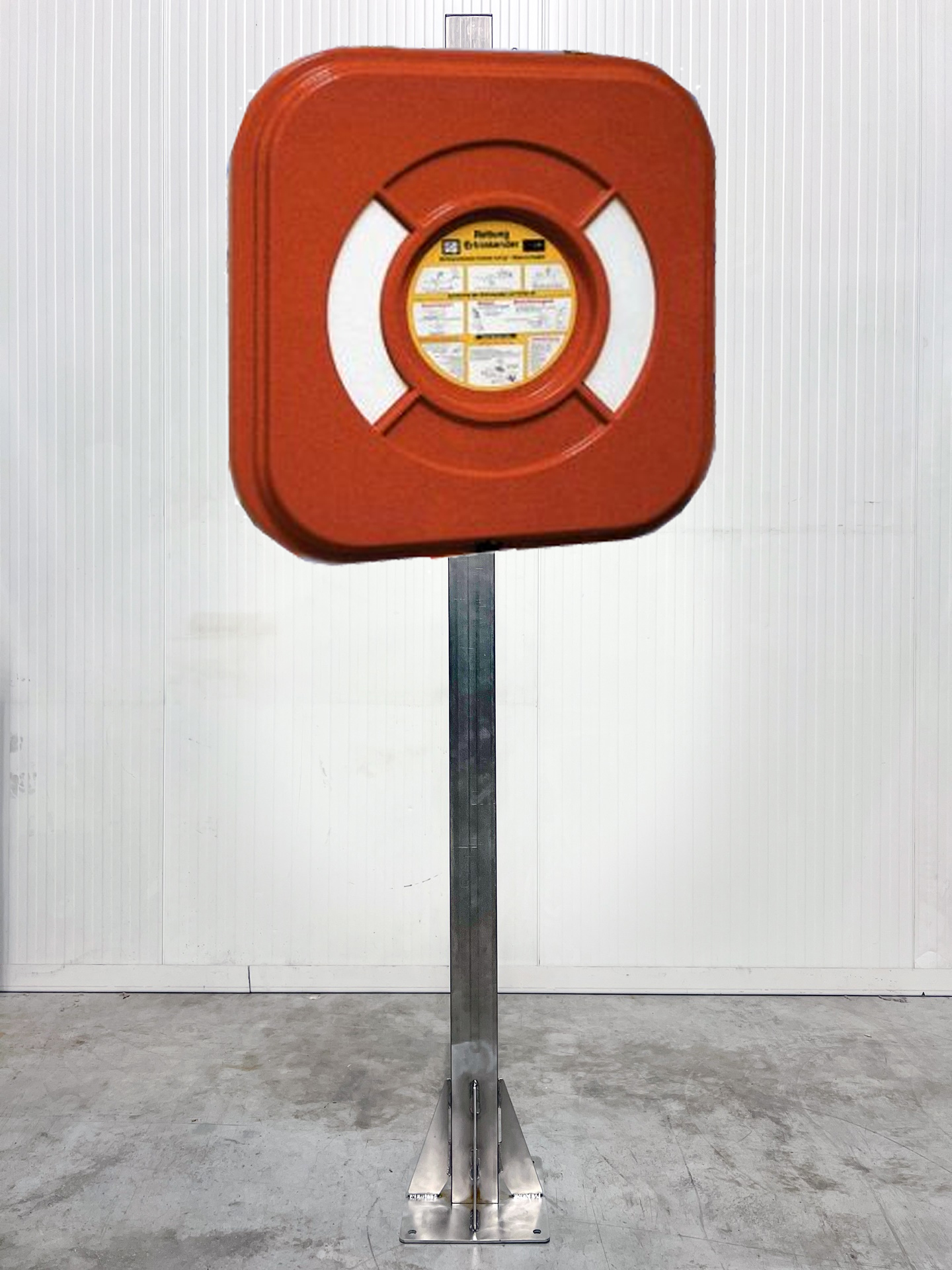 Pfosten für Rettungsring-Standgehäuse