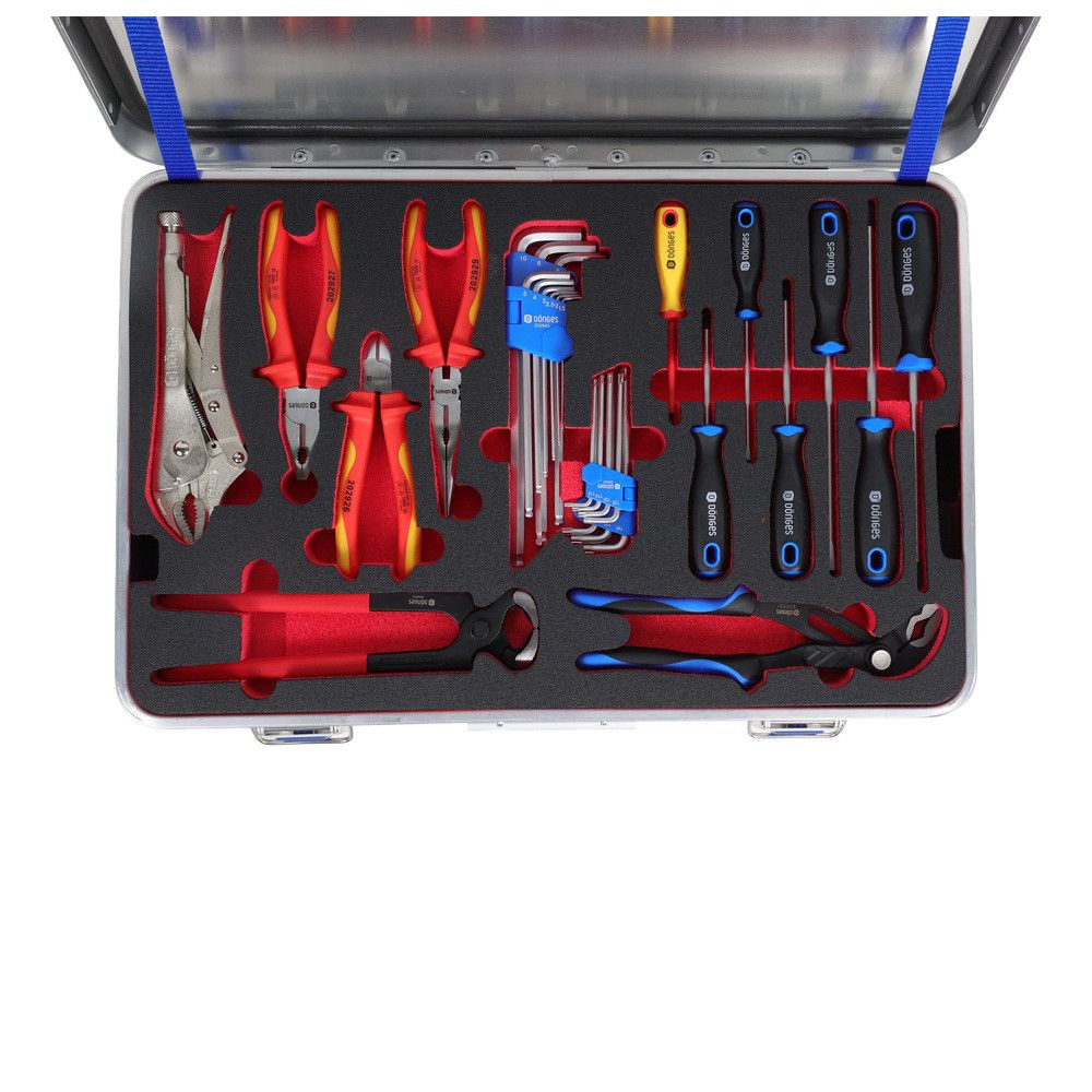 DÖNGES Handwerkzeugkasten DIN 14881-FWKa, komplett in Firebox