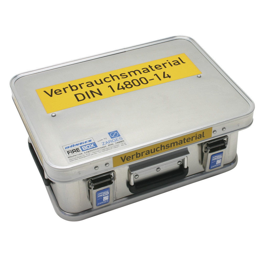DÖNGES FireBox, Verbrauchsmaterial DIN 14800-VMK