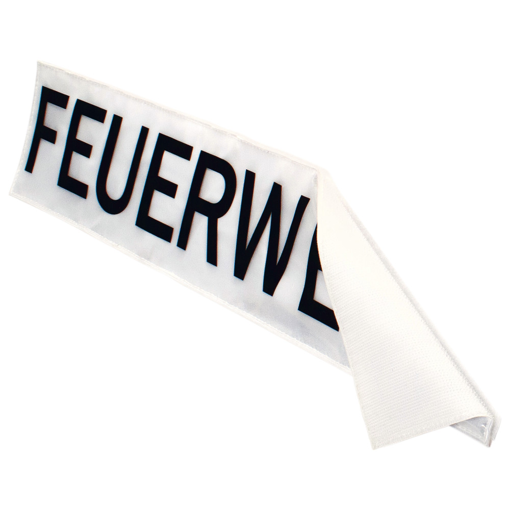 DÖNGES Klettschild, retroreflektierend, 500 x 100 mm, Aufdruck UNFALL