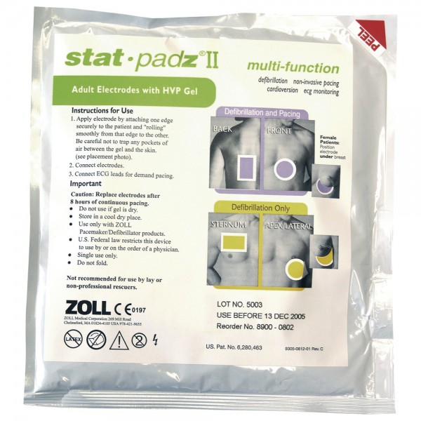 ZOLL Elektrode CPR Stat-padz II